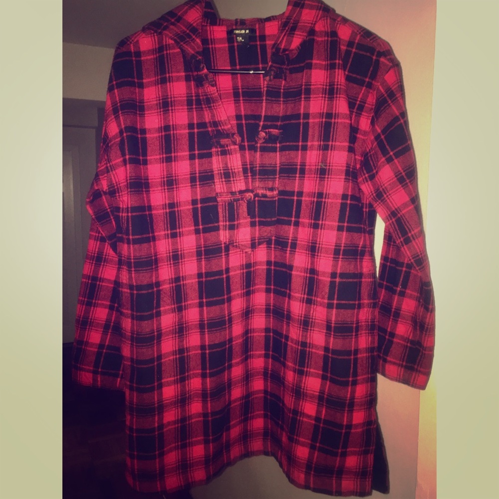 Hooded sweater dress